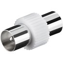 TV Koax-Adapter IEC/Koax-Stecker auf IEC/Koax-Stecker