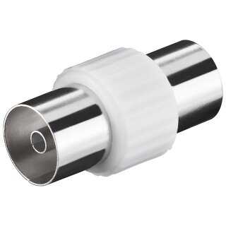 Koax-Adapter IEC/Koax-Buchse auf IEC/Koax-Buchse