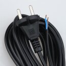 7,5m Staubsauger-Anschlussleitung 2x0,75 mm² H03 VV-F, 2 x 0,75mm²  schwarz