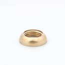 M10x1 Halbrundmutter 15x4mm Messing roh