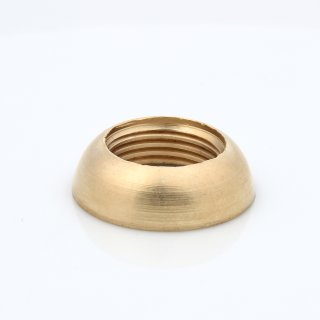 M13x1 Halbrundmutter 20x6mm Messing roh