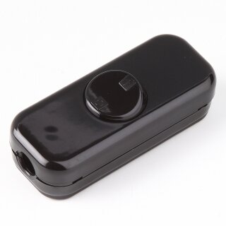Kopp Schnurschalter Schnur-Zwischenschalter Handschalter schwarz 80x33mm 2-polig 250V/10A