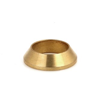 Schrägmutter 15x4mm 10,5mm Bohrung Messing roh