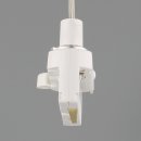 Euro-Adapter für 3-Phasen-Stromschiene weiß 10A/250V