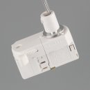 Euro-Adapter für 3-Phasen-Stromschiene weiß 10A/250V