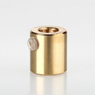 Zugentlastung Messing roh 18x16mm mit M13x1 Innengewinde für Kabel