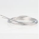 PVC Lampenkabel Flachkabel transparent 2-adrig, 2x0,75mm²...
