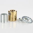 Zugentlaster Set Metall Messing poliert mit M13x1...