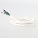 PVC-Lampenkabel Elektro-Kabel Stromkabel Rundkabel weiss...