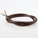 PVC-Lampenkabel Elektro-Kabel Stromkabel Rundkabel braun...