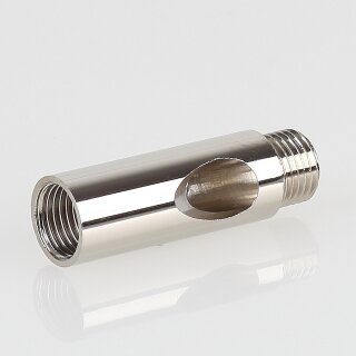 Produktbild von Befestigungsset M10x1 Mit Schlitz & Drahtseilhalter – Vernickelt, Für Seile Bis 1,8 Mm