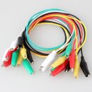 Prüfschnur Krokodilklemmen mit Kabel verstärkte Ausführung in 5 Farben