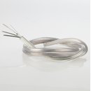 PVC Lampenkabel Rundkabel transparent 3-adrig,...