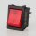 InterBär Wippschalter rot beleuchtet 2-polig EIN/AUS 30x22 mm 250V/16A