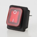 interBär Wippschalter rot beleuchtet 2-polig EIN/AUS...