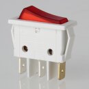 interBär Wippschalter rot/weiß beleuchtet 1-polig EIN/AUS 30x11 mm 250V/16A