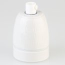 E27 Premium Porzellanfassung glasiert mit Kabel...
