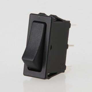 interBär Wippschalter schwarz 1-polig EIN/AUS 30x11 mm 250V/16A