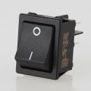 interBär Wippschalter schwarz 2-polig EIN/AUS 30x22 mm 250V/16A