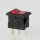 interBär Wippschalter rot beleuchtet 1-polig EIN/AUS 19x13 mm 250V/10A