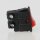 Wippschalter rot 1-polig EIN/AUS 19,4x13 mm 250V/6A unbeleuchtet