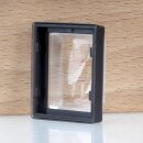 PVC-Schutzkappe mit Rahmen für Wippschalter 2-polig L35xB30xH12mm klar