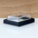 PVC-Schutzkappe mit Rahmen für Wippschalter 2-polig L35xB30xH12mm klar