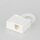 Zugentlastung für Kabel 42,5x24mm Kunststoff weiß mit Kabelclip und 10mm Mittelloch