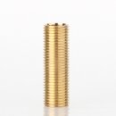 M10x1 Gewinderohr 30mm lang Messing für G4...
