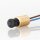 M10x1 Gewinderohr 30mm lang Messing für G4 Steckfassung mit 7.6mm Innendurchmesser