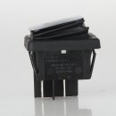 interBär Wippschalter schwarz 2-polig EIN/AUS 30x22 mm 250V/16A IP65