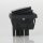 interBär Wippschalter schwarz 2-polig EIN/AUS 30x22 mm 250V/16A IP65