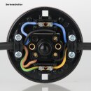 Interbär Serien Fuß-Tretschalter Fußschalter 67x35mm weiß 250V/2A