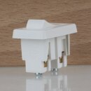 Einbau-Wippschalter weiß 1-polig EIN/AUS 250V/2A mit Schraubkontakte