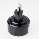 Reisestecker-Adapter Schutzkontakt Deutschland auf Schweiz 10A/250V