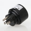 Reisestecker-Adapter Schutzkontakt Deutschland auf...