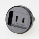Reisestecker-Adapter USA auf Deutschland 2,5A/250V Brennenstuhl