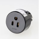 Reisestecker-Adapter USA/Japan auf Deutschland 15A/250V