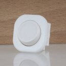 interBär Einbau-Wippschalter weiß 1-polig 250V/6A EIN/AUS für Einbauöffnung 21,7mm