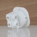 interBär Einbau-Wippschalter weiß 1-polig 250V/6A EIN/AUS für Einbauöffnung 21,7mm