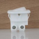 interBär Einbau-Wippschalter weiß 1-polig 250V/6A EIN/AUS für Einbauöffnung 21,7mm