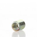 R1/4 Zoll Gewinderohr 15mm lang Metall/Eisen verzinkt für Lampen und Leuchtenbau