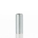 R1/4 Zoll Gewinderohr 30mm lang Metall/Eisen verzinkt für Lampen und Leuchtenbau