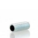 R1/4 Zoll Gewinderohr 35mm lang Metall/Eisen verzinkt für Lampen und Leuchtenbau