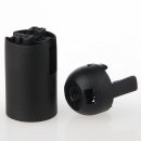 E14 Lampenfassung Thermoplast/Kunststoff schwarz mit...