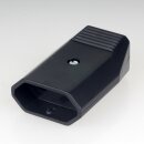 Eurokupplung Europa-Flachkupplung schwarz 250V/6-10A mit...