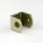 M10x1 Auslass-Muffe Gewinde-Adapter 22x18x21mm Metall verzinkt mit Erdungsschraube