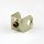 M10x1 Auslass-Muffe Gewinde-Adapter 22x18x21mm Metall verzinkt mit Erdungsschraube
