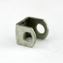 M10x1 Auslass-Muffe Gewinde-Adapter 22x18x21mm Metall verzinkt mit Erdungsschraube