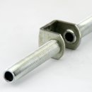 M10x1 Auslass-Muffe Gewinde-Adapter 22x18x21mm Metall verzinkt mit Erdungsschraube
